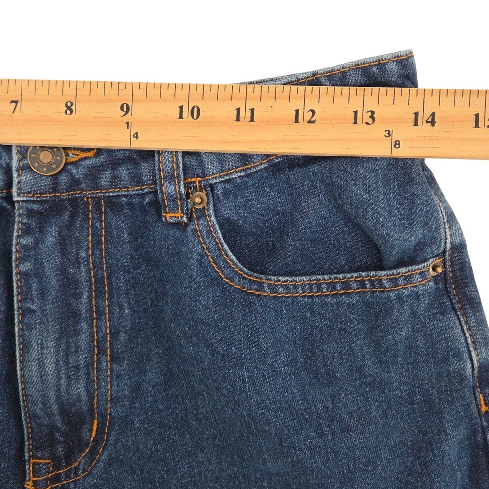 Lioness Carpenter Jeans Womens XS Blue Double Knee Wide Leg Streetwear - Picture 5 of 10